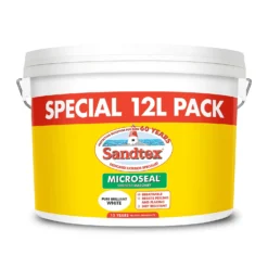 Sandtex® Ultra Smooth Masonry Paint Pure Brilliant White - 12L -Home Style Shop 12804843 1134870267897089