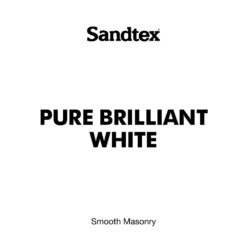 Sandtex® Ultra Smooth Masonry Paint Pure Brilliant White - 12L -Home Style Shop 12804843 1604870267935492