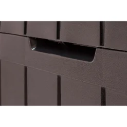 Keter Marvel Plus Outdoor Garden Storage Box 270L - Brown -Home Style Shop 12808515 1104900072087896