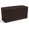 Keter Marvel Plus Outdoor Garden Storage Box 270L - Brown -Home Style Shop 12808515 1524900023225876