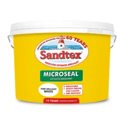 Sandtex® Ultra Smooth Masonry Paint Pure Brilliant White - 10L -Home Style Shop 12808642 2044871503746237