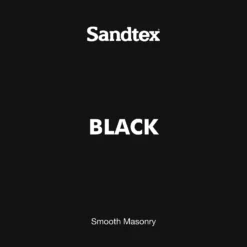 Sandtex® Ultra Smooth Masonry Paint Black - 5L -Home Style Shop 12810261 1354871319082608