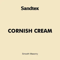 Sandtex® Ultra Smooth Masonry Paint Cornish Cream - 5L -Home Style Shop 12810395 8524871047185408