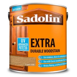 Sadolin Extra Durable Woodstain Light Oak - 2.5L -Home Style Shop 12812250 1394951406473041
