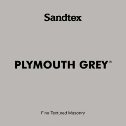 Sandtex® Textured Masonry Paint Plymouth Grey - 5L -Home Style Shop 12813211 1784871565772059