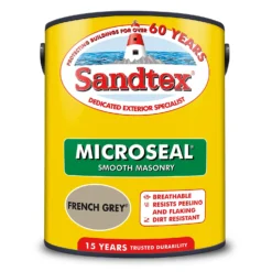 Sandtex® Ultra Smooth Masonry Paint French Grey - 5L 19 Sandtex® Ultra Smooth Masonry Paint French Grey - 5L -Home Style Shop 12813522 1994871812664931