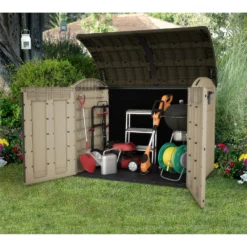 Keter Store It Out Ultra Outdoor Garden Storage Shed - Beige & Brown - 2000L -Home Style Shop 12815621 2154833203715627