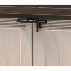 Keter Store It Out Ultra Outdoor Garden Storage Shed - Beige & Brown - 2000L -Home Style Shop 12815621 9644833203803011