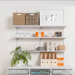 None Single Slot Upright Wall Strip - White - 200cm 7 None Single Slot Upright Wall Strip - White - 200cm -Home Style Shop 12816015 1244833192911784