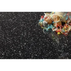 None Caviar Kitchen Worktop - Square Edge - 300 X 60 X 3.8cm -Home Style Shop 12816814 1094833222973053