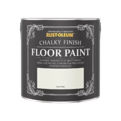 Rust-Oleum Chalky Floor Paint Chalk White - 2.5L -Home Style Shop 12819785 1664940725472415
