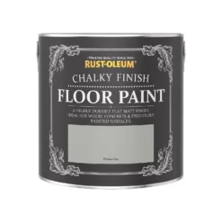 Rust-Oleum Chalky Floor Paint Winter Grey - 2.5L -Home Style Shop 12819786 7504940725516824