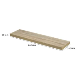 Floating Shelf - Sanoma Oak - 900 X 240 X 38mm 9 Floating Shelf - Sanoma Oak - 900 X 240 X 38mm -Home Style Shop 12822050 1494964085563400