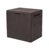 Keter City Outdoor Garden Storage Box 113L - Brown -Home Style Shop 12822290 1324900073724420