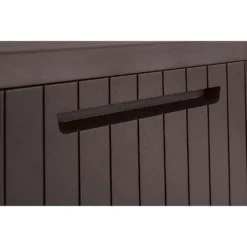 Keter City Outdoor Garden Storage Box 113L - Brown -Home Style Shop 12822290 1714900073814477