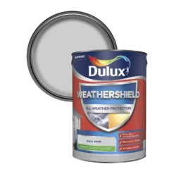 Dulux Weathershield All Weather Smooth Masonry Paint Pale Slate - 5L -Home Style Shop 12822847 2124833202313697