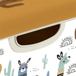 Curver Stockholm Llama Plastic Deco Storage Box - Multi-Coloured - 22L -Home Style Shop 12824053 1064832982957858