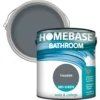 Homebase Bathroom Mid Sheen Paint - Thunder 2.5L -Home Style Shop 12832523 1514831964398656