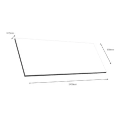 Zenith Calderia Compact Laminate Breakfast Bar - 2400x950x12.5mm -Home Style Shop 12834315 1064833167919108