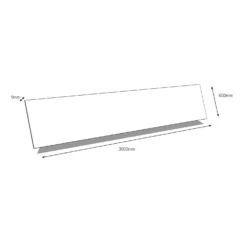 Zenith Cloudy Nova Compact Laminate Splashback - 3000x600x9mm -Home Style Shop 12835721 2104832954494791