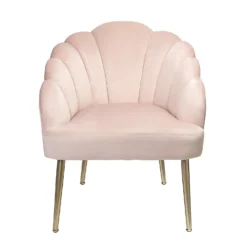 Sophia Scallop Occasional Chair - Blush -Home Style Shop 12836665 1384861201622424