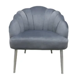 Sophia Scallop Occasional Chair - Grey -Home Style Shop 12838886 1264843597067370
