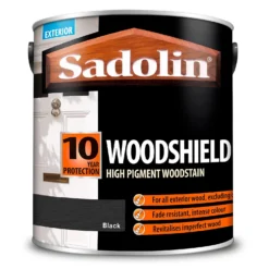Sadolin Woodshield Woodstain Black - 2.5L -Home Style Shop 12841312 1894951406684856