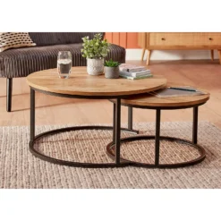 Kubu Coffee Table Nest - Set Of 2 5 Kubu Coffee Table Nest - Set Of 2 -Home Style Shop 12844150 6294907793644268