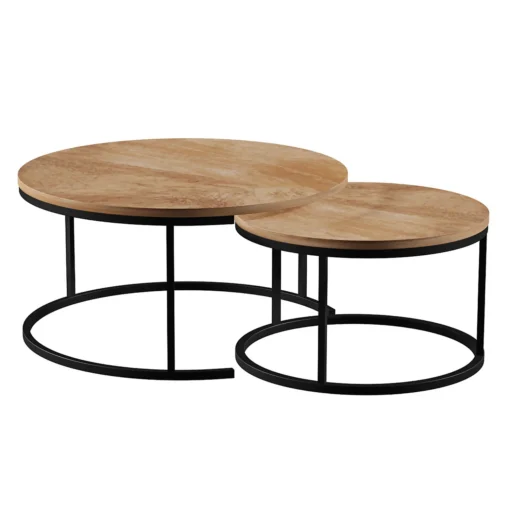 Kubu Coffee Table Nest - Set Of 2 -Home Style Shop 12844150 7224870243661280