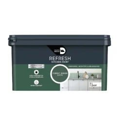 Maison Deco Refresh Kitchen Cupboards, Worktops & Splashbacks Paint Forest Green - 2L