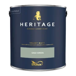 Dulux Heritage Matt Emulsion Paint Sage Green - 2.5L -Home Style Shop 12882022 9394843785362523