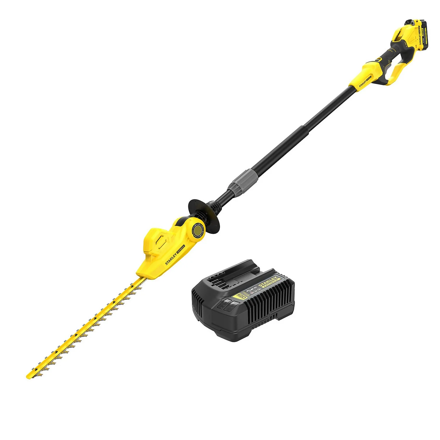 STANLEY FATMAX V20 18V Cordless Pole Hedge Trimmer 45cm (Sfmcph845M1-Gb) 3 STANLEY FATMAX V20 18V Cordless Pole Hedge Trimmer 45cm (Sfmcph845M1-Gb)