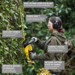 STANLEY FATMAX V20 18V Cordless Hedge Trimmer 55cm (Sfmcht855M1-Gb) -Home Style Shop 12882306 2675052745698945