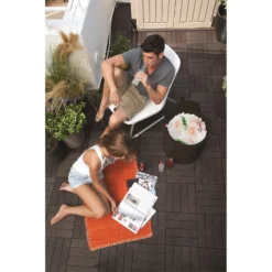 Keter Cool Stool Outdoor Ice Cooler Table 39L - Graphite -Home Style Shop 12884590 1214843404720105