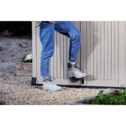 Keter Store It Out Midi Outdoor Garden Storage Shed 880L - Beige/Brown -Home Style Shop 12885761 4024898752642359