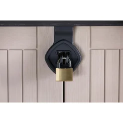 Keter Store It Out Midi Outdoor Garden Storage Shed 880L - Beige/Brown -Home Style Shop 12885761 8284898752589709