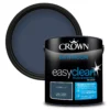Crown Easyclean® Mouldguard+ Bathroom Mid Sheen Washable Multi Surface Paint Midnight Navy® - 2.5L -Home Style Shop 12886764 1514847491364889