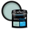 Crown Easyclean® Mouldguard+ Bathroom Mid Sheen Washable Multi Surface Paint Soft Duck Egg® - 2.5 L -Home Style Shop 12886781 8654847496161286