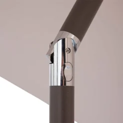 None 2.7m Crank & Tilt Parasol Natural - Dia. 38mm -Home Style Shop 12888565 2044843674514035