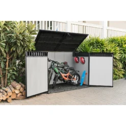 Keter Premier Jumbo Outdoor Garden Storage Shed 2020L - Grey -Home Style Shop 12890915 5944855738417674