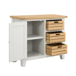 Ashstead Small Sideboard - Oak & Ivory -Home Style Shop 12917103 6594897162675257