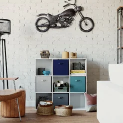 Living Elements Compact Cube Fabric Insert - Navy -Home Style Shop 12932938 2444887875520018