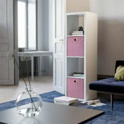 Clever Cube Quilted Velvet Insert - Blush Pink 6 Clever Cube Quilted Velvet Insert - Blush Pink -Home Style Shop 12932954 5844900282225230