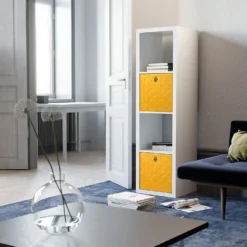 Clever Cube Quilted Velvet Insert - Yellow -Home Style Shop 12932958 1304900282736955