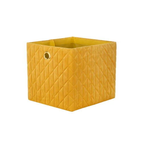 Clever Cube Quilted Velvet Insert - Yellow -Home Style Shop 12932958 2104900282683087