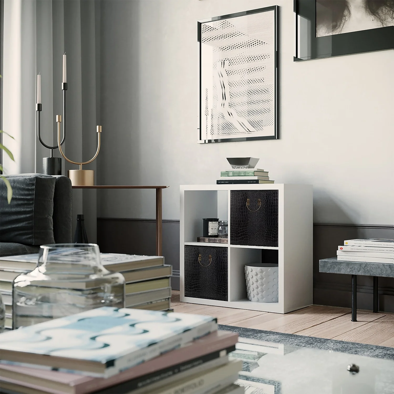 Clever Cube Mock Croc Insert - Black 4 Clever Cube Mock Croc Insert - Black - Image 2