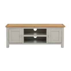 Norbury Wide TV Stand - Grey -Home Style Shop 12940856 1854889184040965