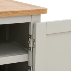 Norbury Wide TV Stand - Grey -Home Style Shop 12940856 1874873338523752