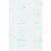 Plancs White Marble Self-Adhesive Vinyl Floor Tile - 5pc Pack Covers 0.93sqm -Home Style Shop 12968592 2044930927302111