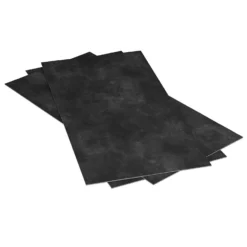 Plancs Black Slate Self-Adhesive Vinyl Floor Tile - 5pc Pack Covers 0.93sqm -Home Style Shop 12968595 8104946463344319